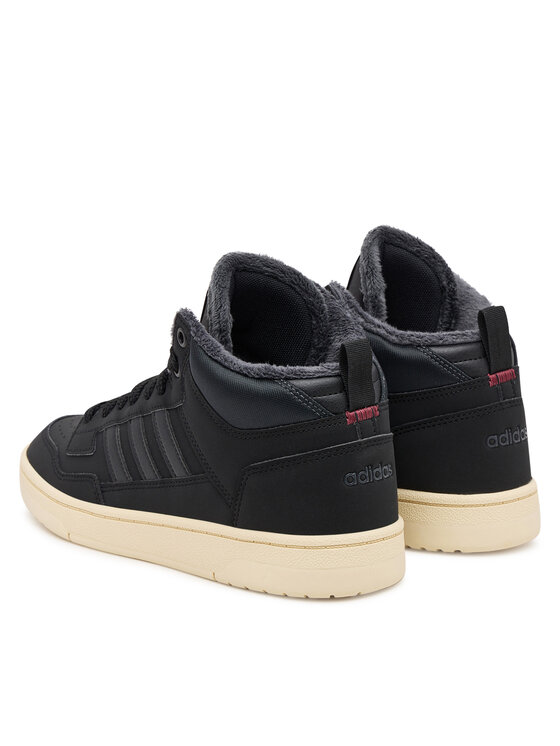 Кроссовки Rapid Court Mid Winterized JR1027 Adidas, чёрный — фото 3