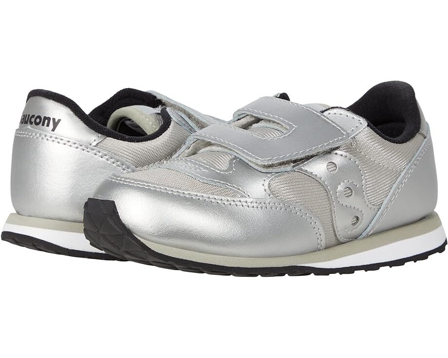 

Кроссовки Saucony Saucony Originals Kids Jazz Hook & Loop Sneaker(Toddler/Little Kid), серебряный