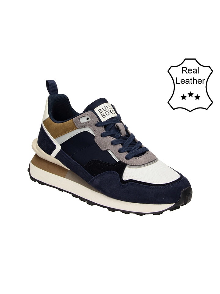 

Bullboxer Кожаные кроссовки темно-синего цвета