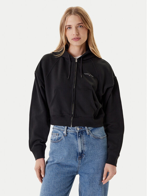 

Толстовка свободного кроя Linear DW0DW21163 Tommy Jeans, черный