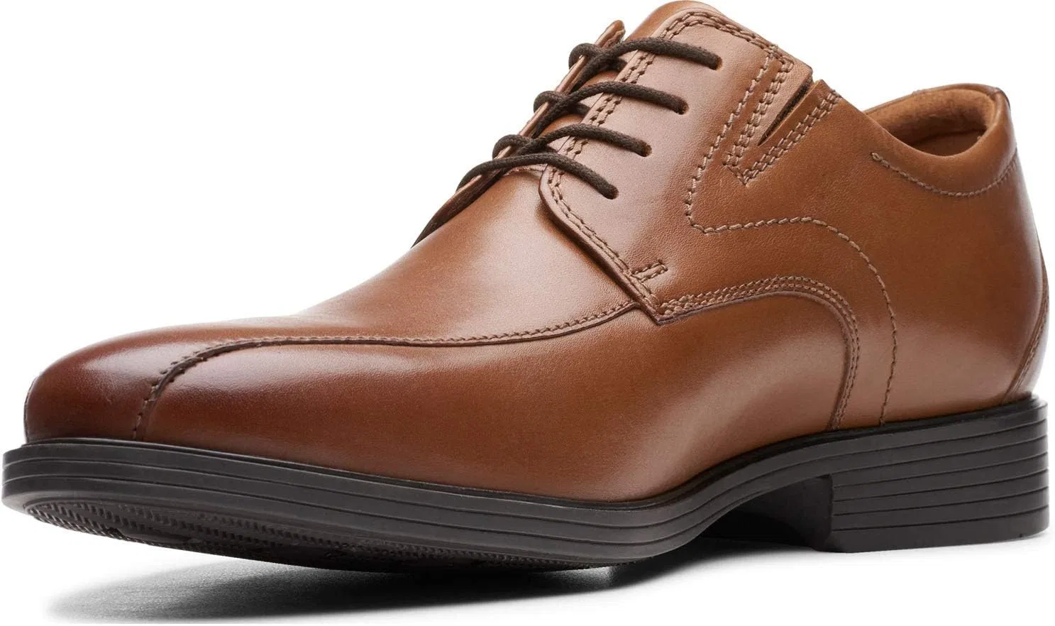 Туфли Clarks Whiddon Pace, Dark Tan Leather