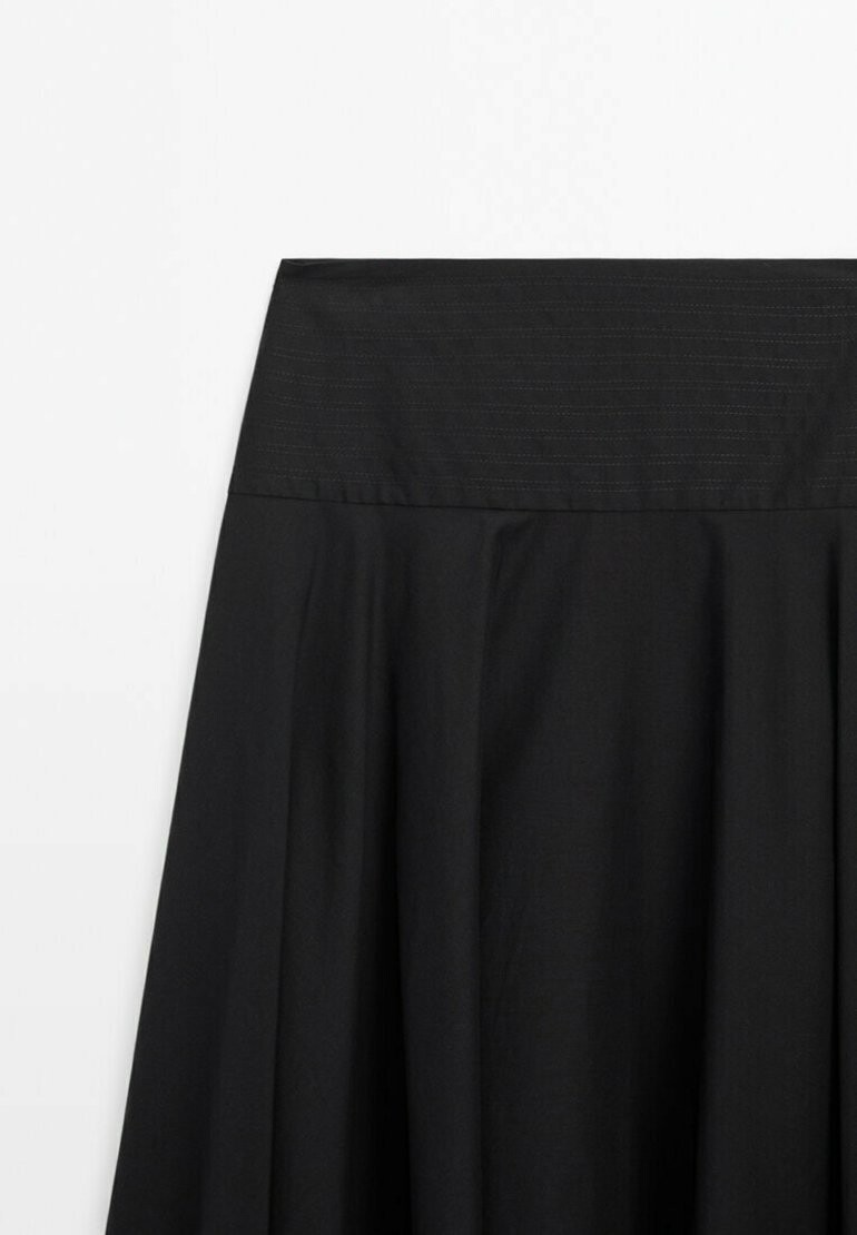 

Юбка макси Massimo Dutti, черный