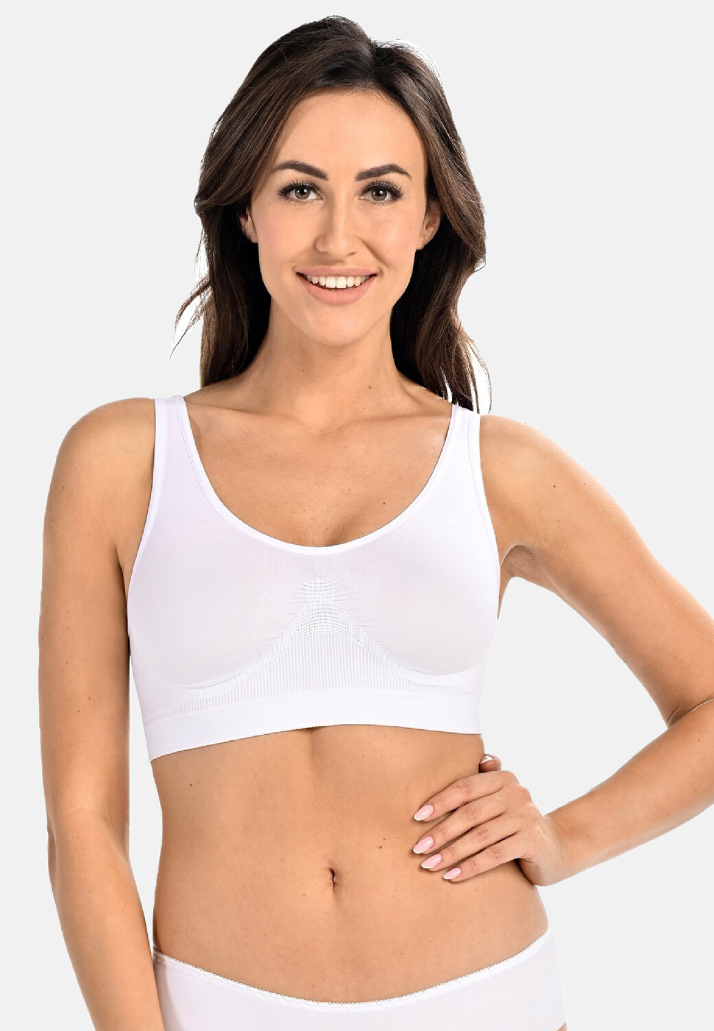 

Бюстье Teyli Nahtloses Top Still BH Still Bh Top, белый