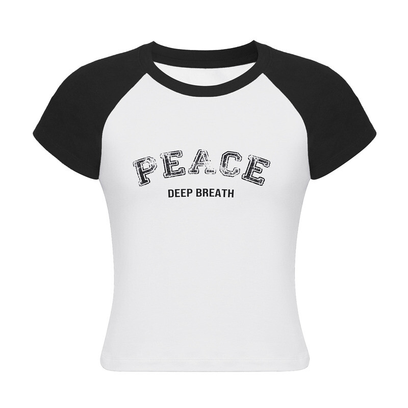 

Футболка Deep Breath с короткими буквами, бежевый