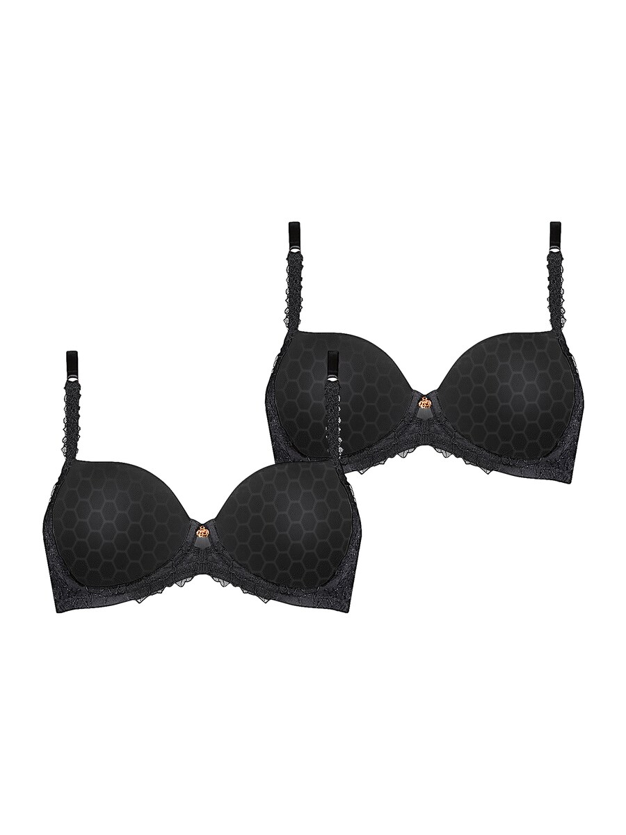 

Бюстгальтер на косточках TRIUMPH Minimiser Bra Azalea Florale, черный