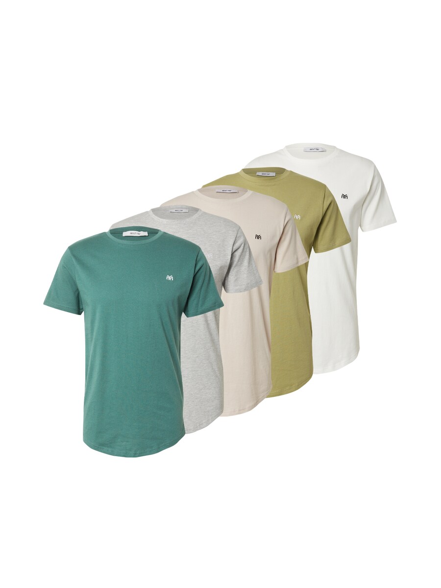 

Рубашка ABOUT YOU Dorian, цвет Cream/mottled grey/Reed/White