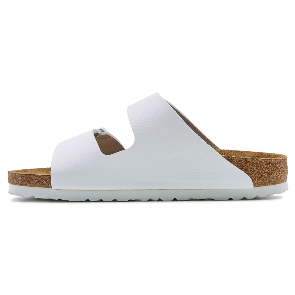 Сандалии Birkenstock Arizona с мягкой стелькой, white leather — фото 3