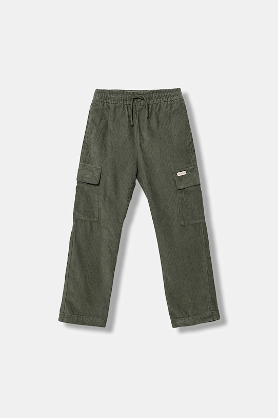 

Детские вельветовые брюки Calvin Klein Jeans, зеленый