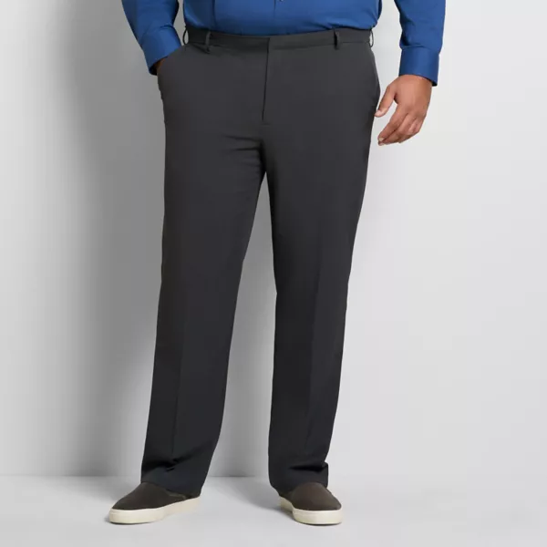 

Просторные прямые брюки Everyday Defense для высоких и полных мужчин Van Heusen, цвет char smoke