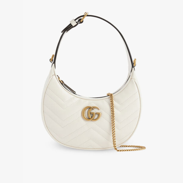 

Кожаная сумка через плечо Gg Marmont mini Gucci, белый