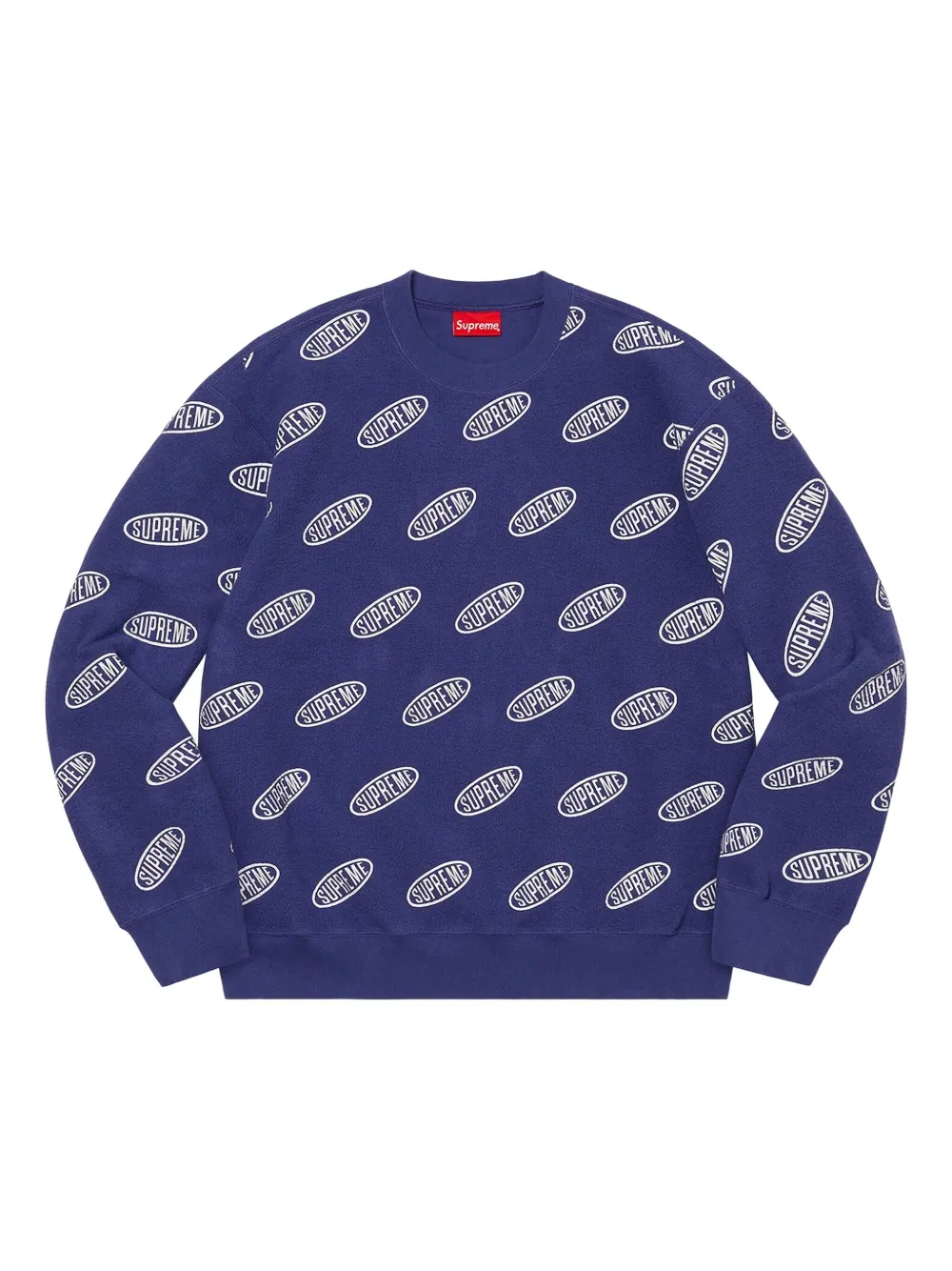 

Толстовка с круглым вырезом Supreme, фиолетовый