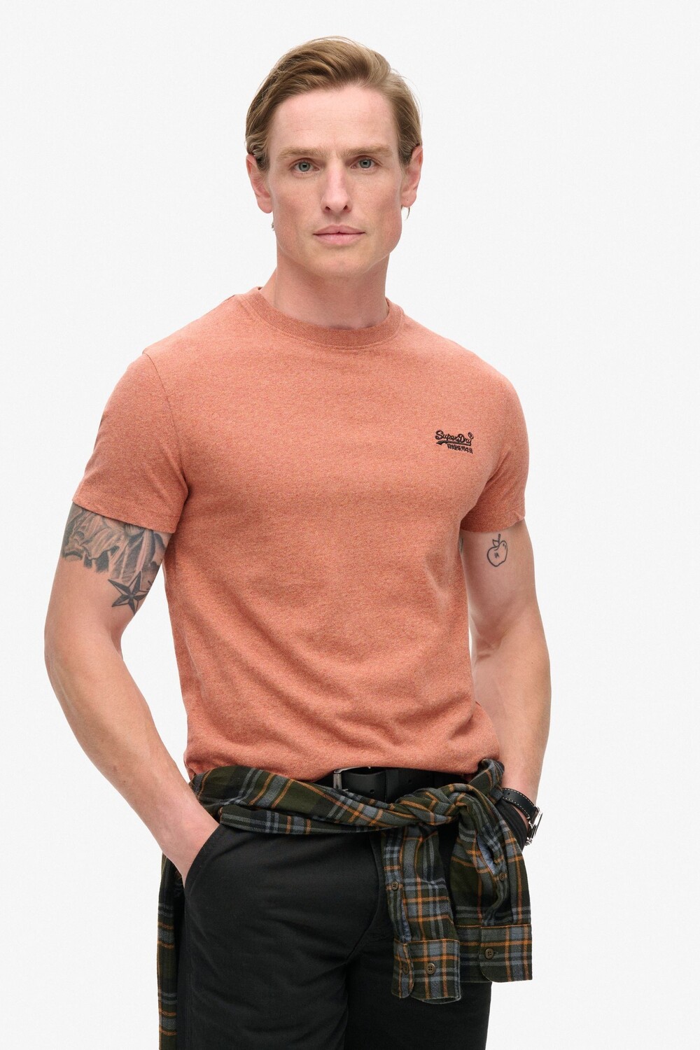 

Винтажная вышитая футболка Superdry, оранжевый