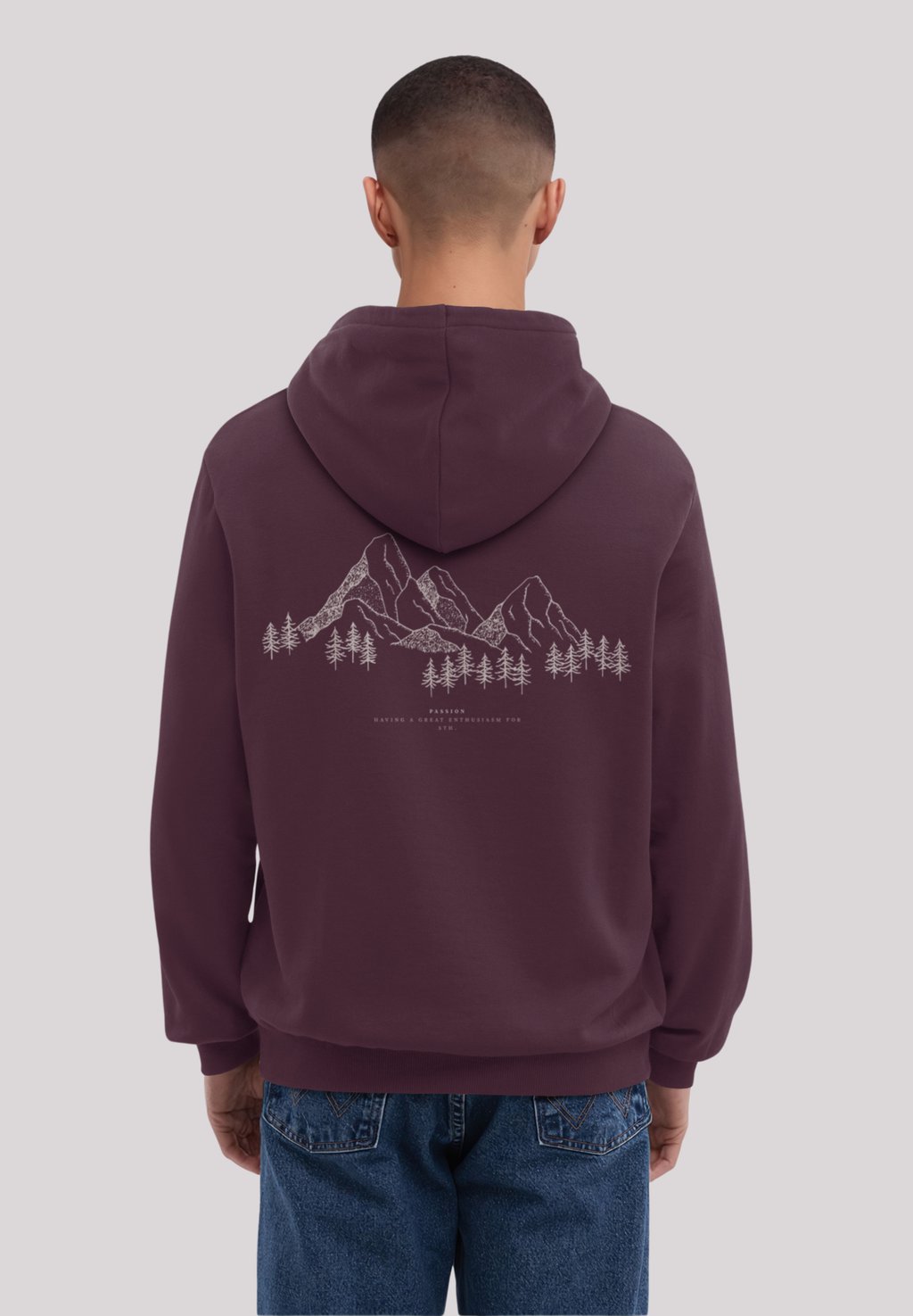 

Толстовка MOUNTAIN - Hoodie F4NT4STIC, коричневый