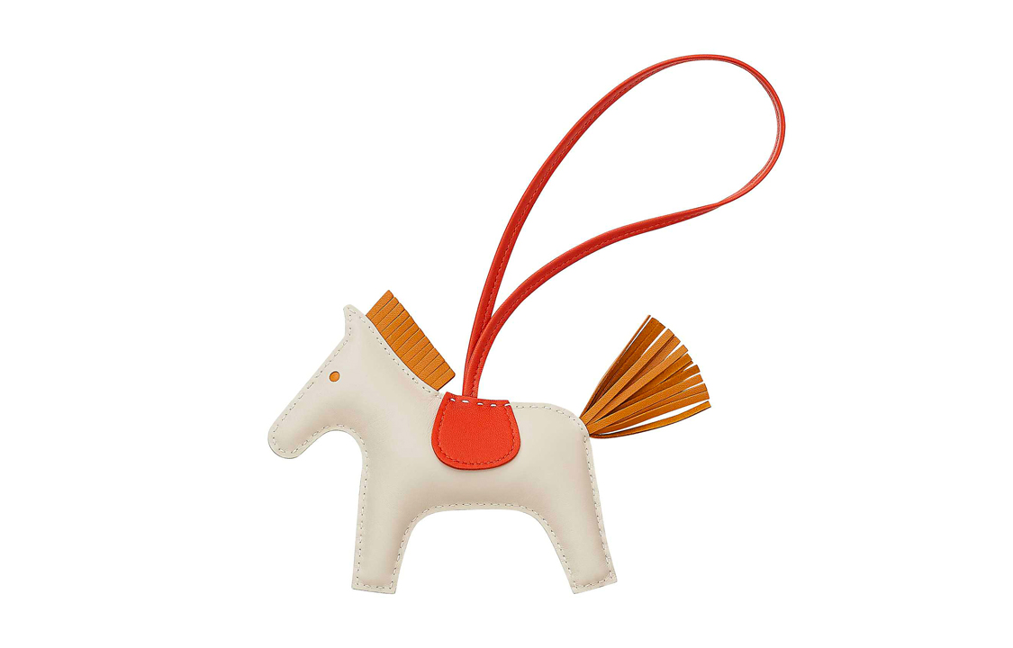 

HERMES Унисекс подвеска бело-красная, White Orange