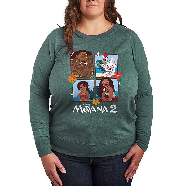 

Футболка с длинным рукавом French Terry S Moana 2 Plus Size Disney