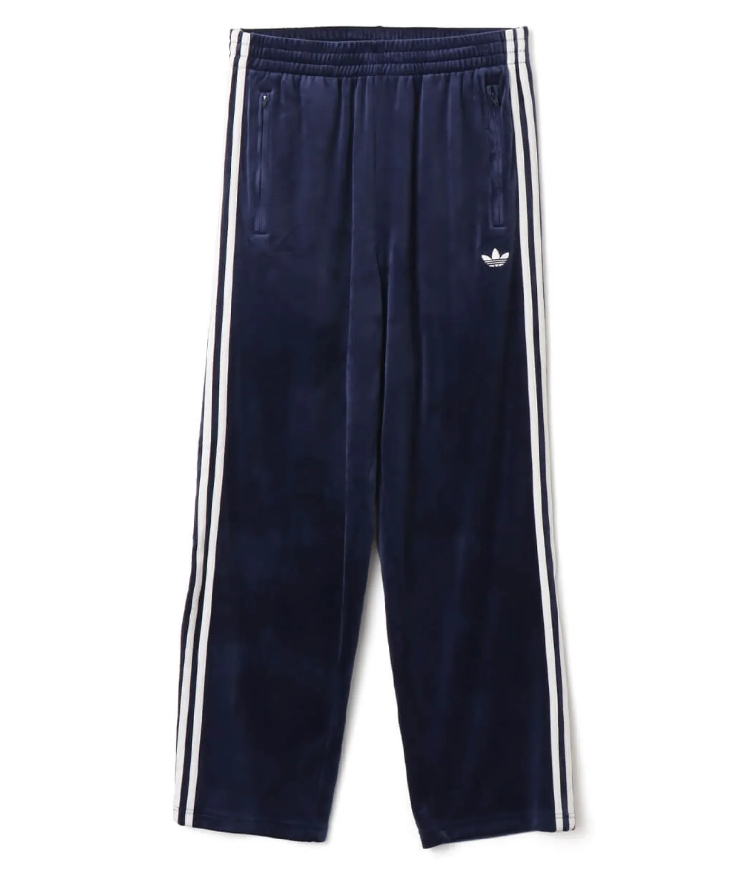 Треники из велюра Firebird TP adidas темно-синие