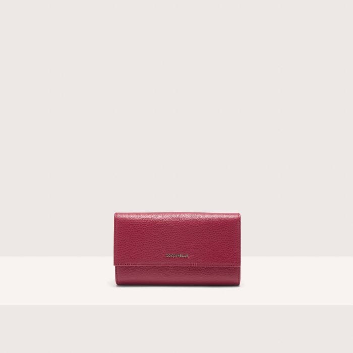 

Кошелек Coccinelle Metallic Soft, цвет Sangria