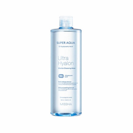 

Очищающая вода MISSHA Super Aqua Ultra Hyalon Micellar 500ml