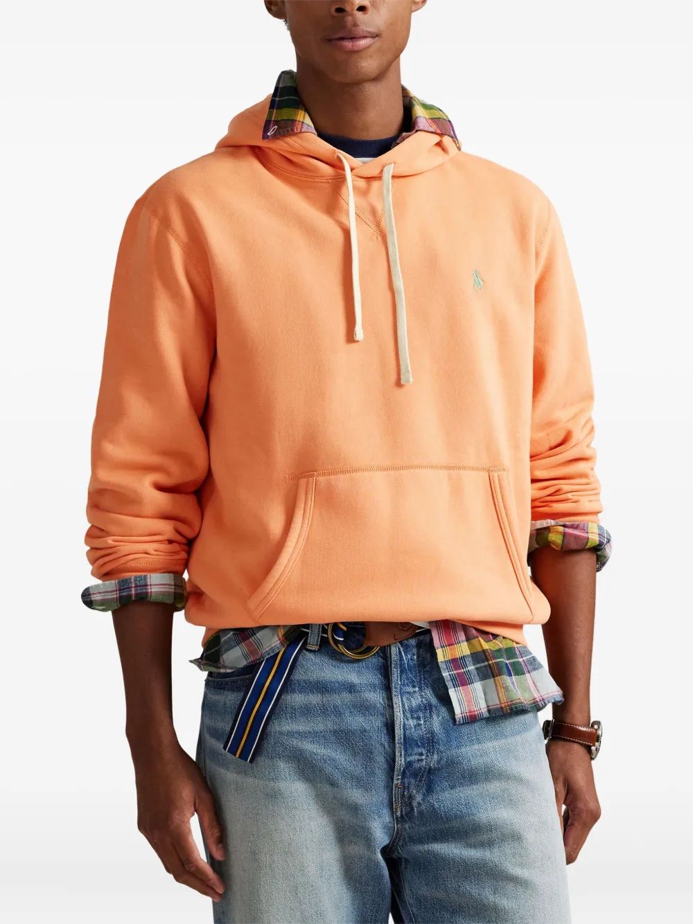 Худи с длинными рукавами Polo Ralph Lauren, оранжевый — фото 3
