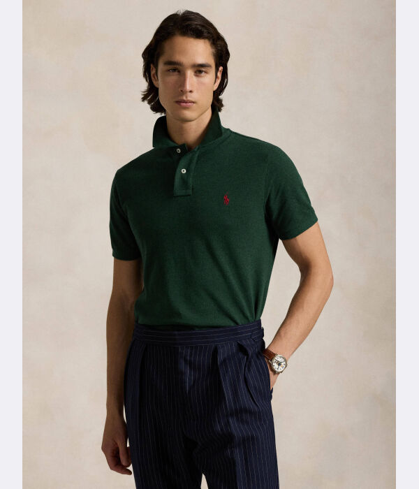 

Рубашка поло Custom slim fit Polo Ralph Lauren, зеленый