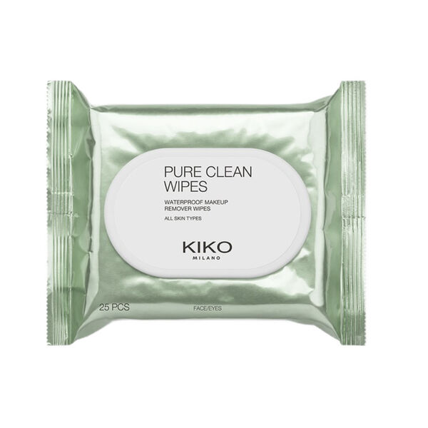 

Салфетки для снятия макияжа, 25 шт./1 упаковка. Kiko Milano New pure clean wipes