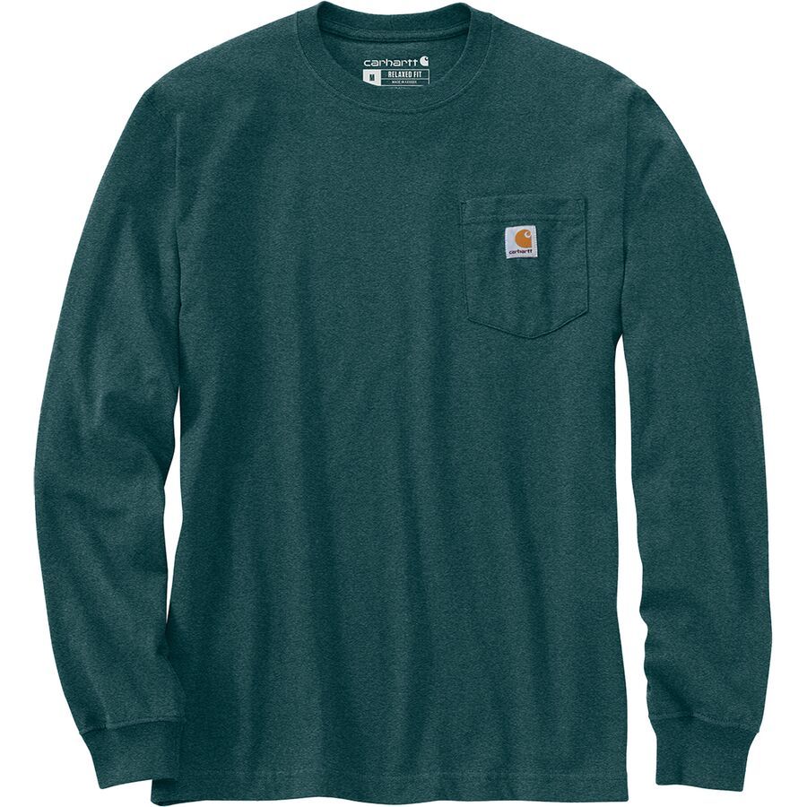 

Футболка Carhartt Relaxed Heavyweight LS Mountain Graphic Carhartt, Greenstone Heather, Зеленый, Футболка Carhartt Relaxed Heavyweight LS Mountain Graphic Carhartt, Greenstone Heather
