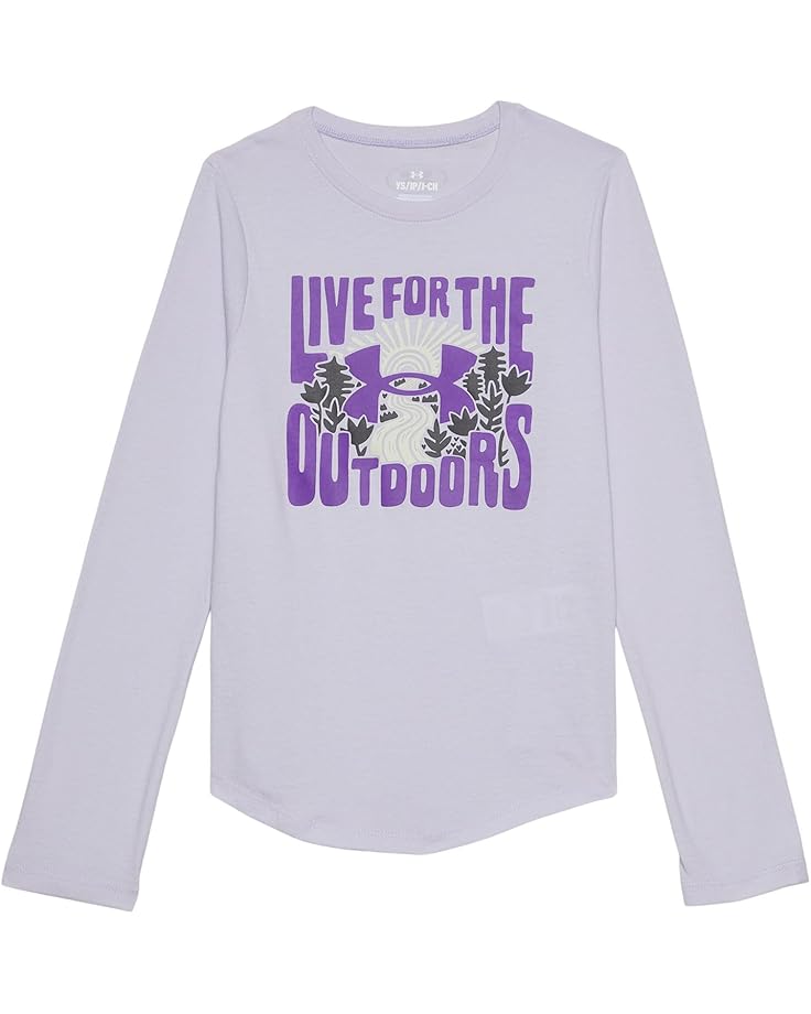 

Лонгслив Under Armour Kids Ua Live For Long Sleeve Tee, цвет Salt Purple