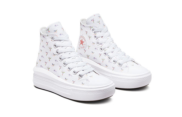 Кроссовки chuck taylor all star move hi Converse, белый — фото 3
