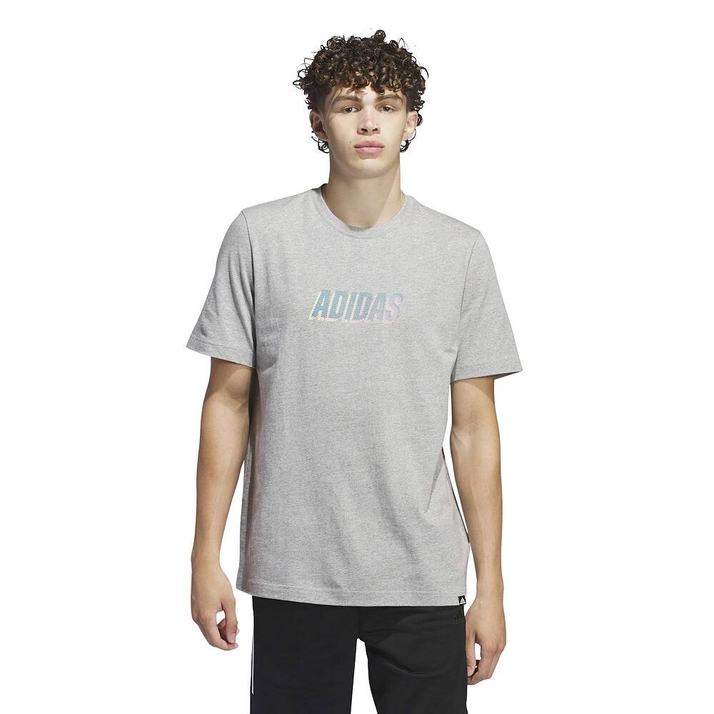 

Мужская футболка adidas Graphic Sportswear Adidas, цвет Medium Gray Heather