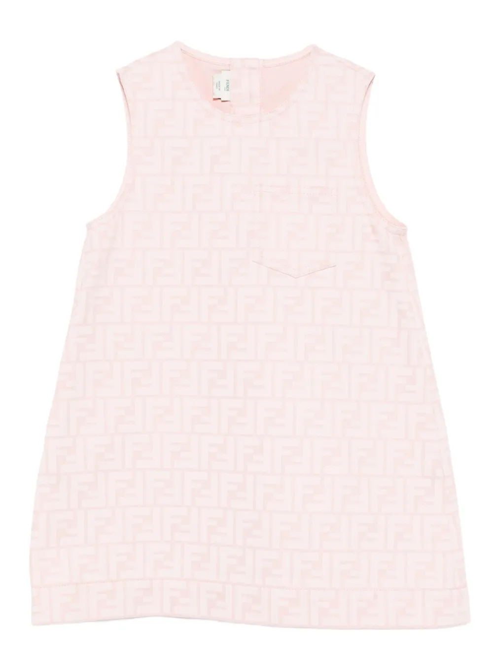 

Платье с монограммой FENDI KIDS, розовый
