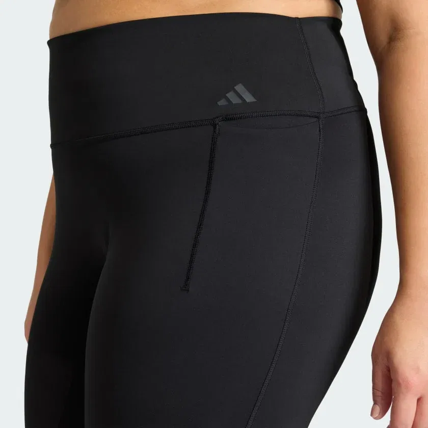 Женские леггинсы adidas Optime Workout 1/1 (большие размеры), Black — фото 4