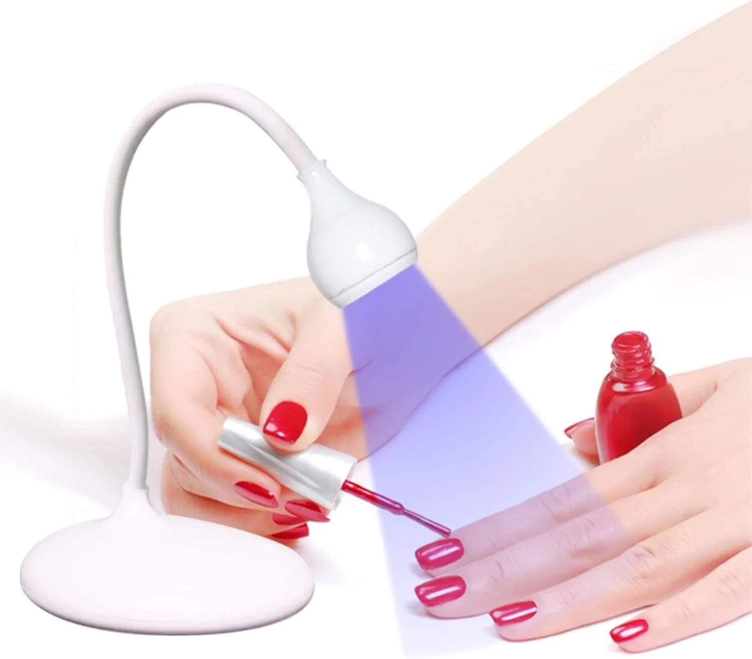 УФ LED лампа для ногтей с гибким поворотным штативом Bewinner