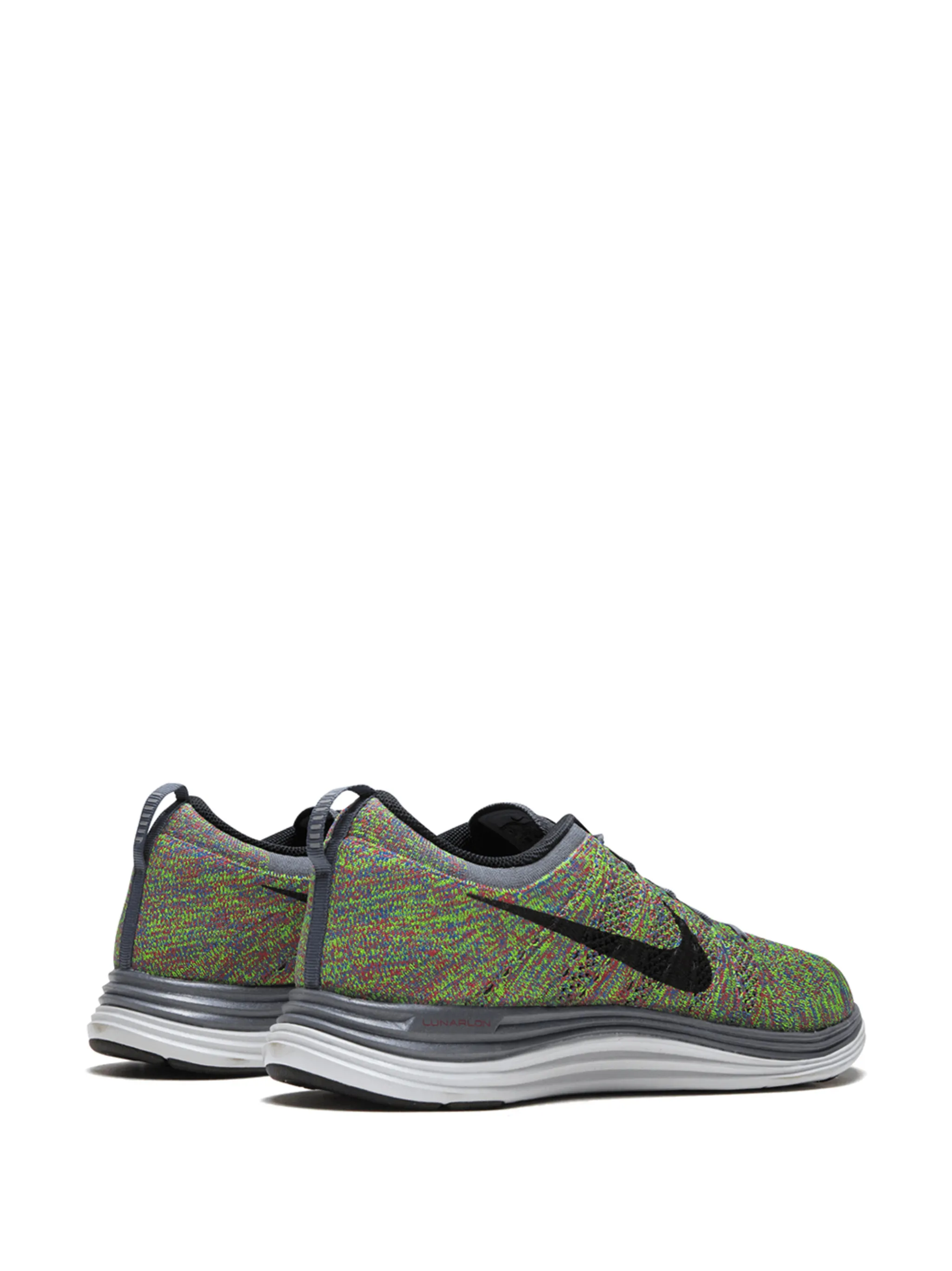 Кроссовки Flyknit Lunar 1+ Nike, серый — фото 3