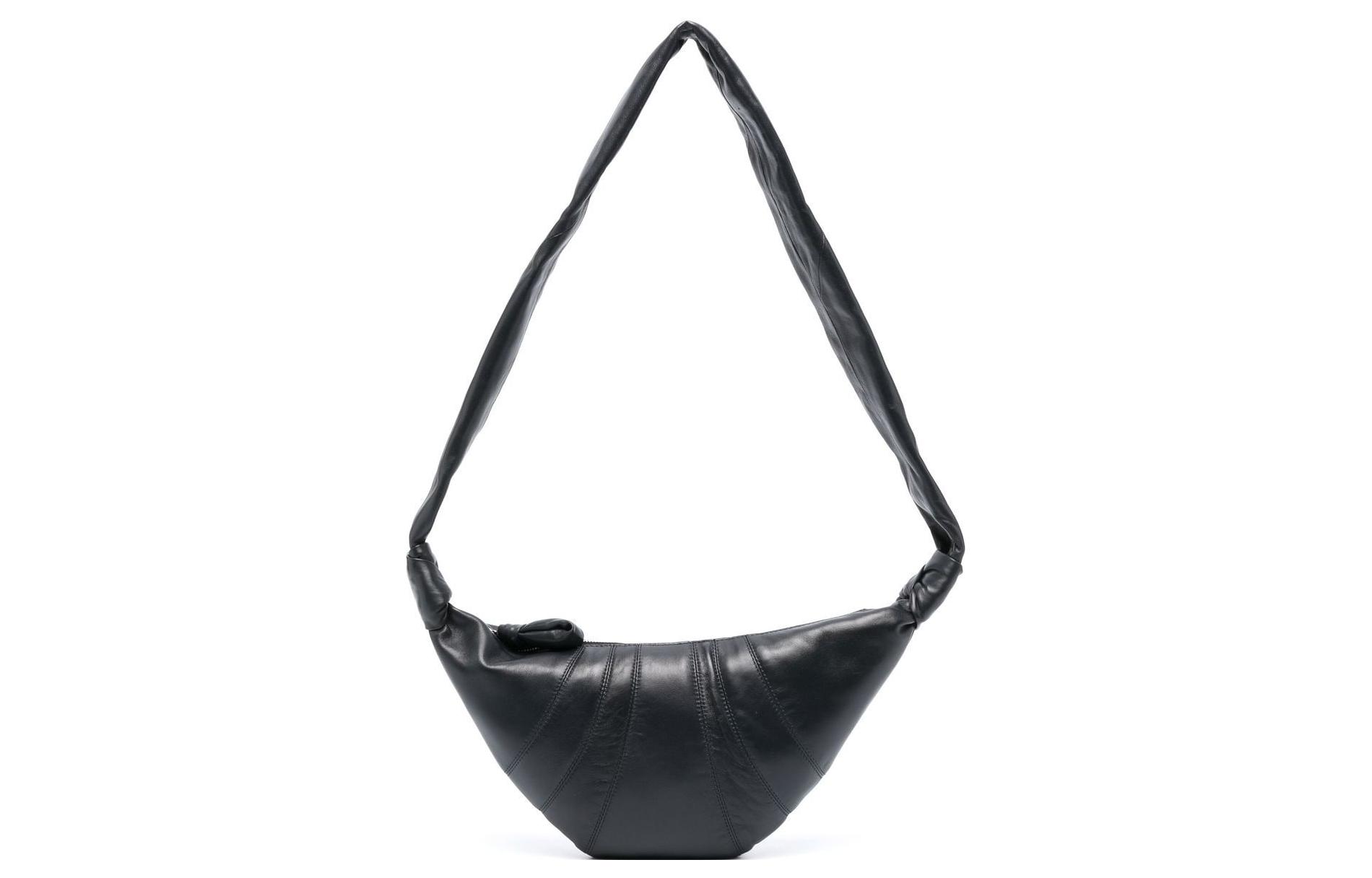 

Croissant Series Сумка через плечо из овчины женская черная Lemaire, Set (Bag+Dust Bag)