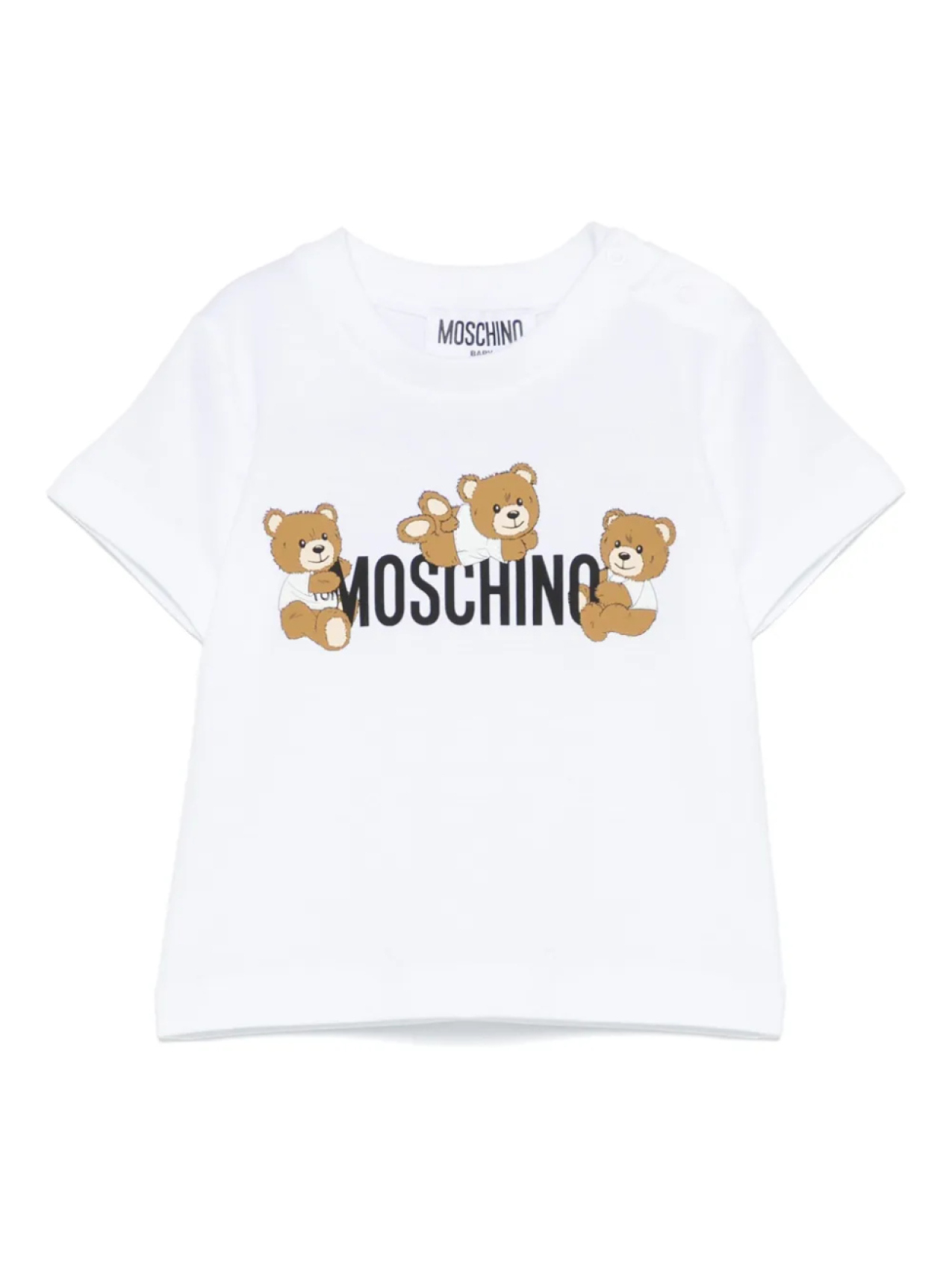 

Футболка с принтом Moschino Kids, белый