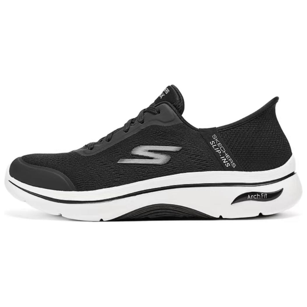 

Мужские повседневные кроссовки Skechers GO WALK Low Top черно-белые