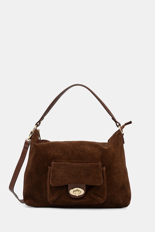 

Замшевая сумка Answear.LAB, коричневый