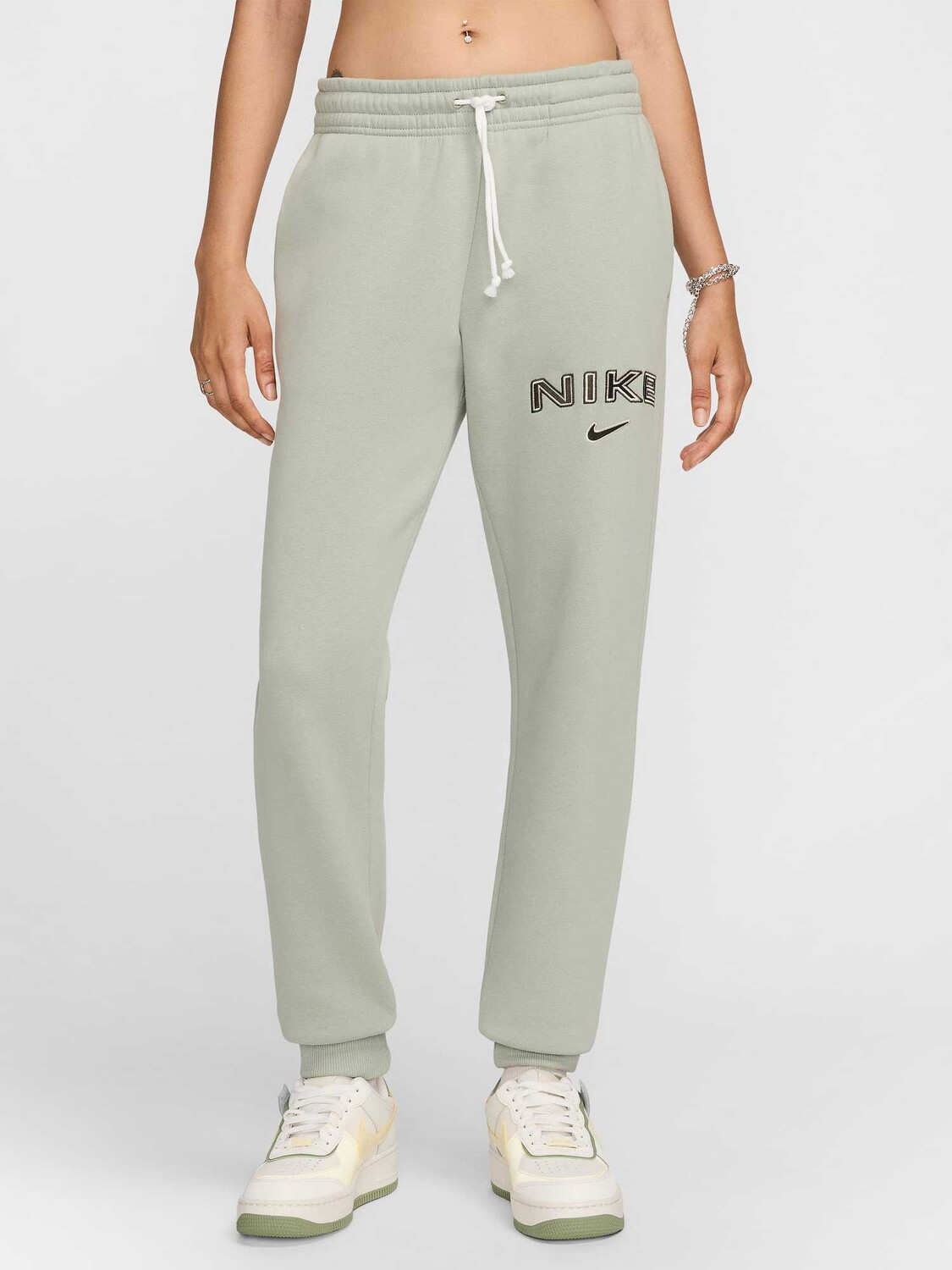 

Спортивные брюки Nike W NSW PHNX FLC MR STD LOGO PNT, серый