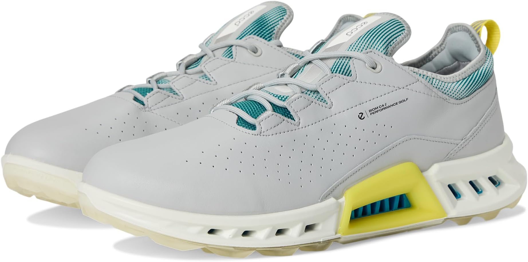 

Кроссовки ECCO Golf Biom C4 Vented GORE-TEX Waterproof Golf Shoe, Concrete/Baygreen