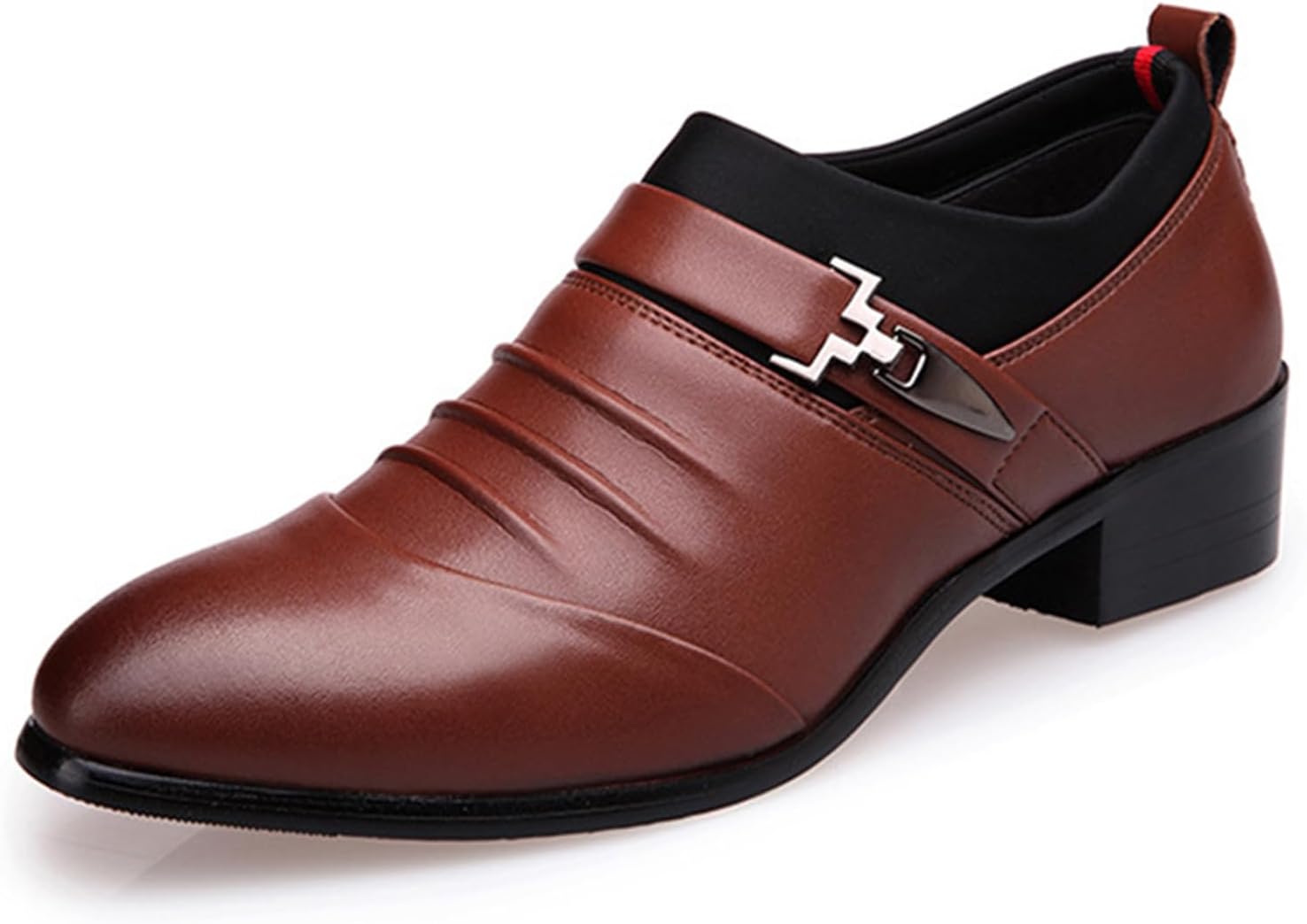 

Мужские классические кожаные туфли ADMLZQQ, формальные мужские оксфорды, ретро-дерби, коричневый