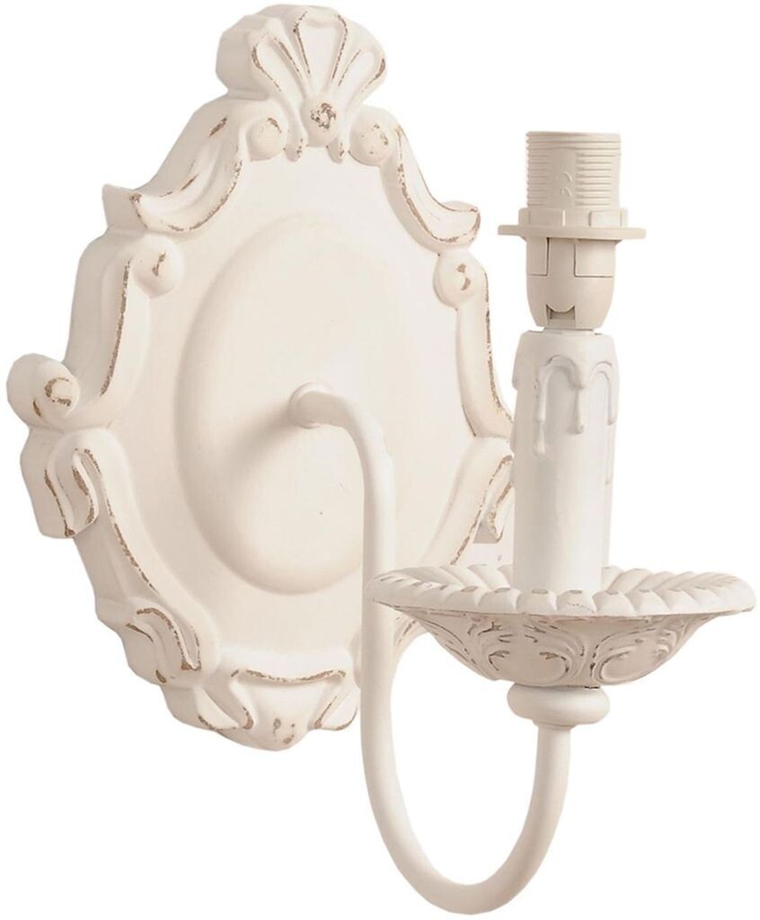 

Настенный светильник Clayre & Eef 19x25x24 см, белое дерево, железо, круглый Clayre&Eef, белый