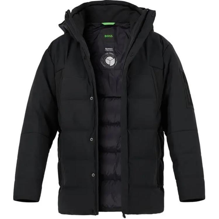 

Худи с логотипом HUGO BOSS, черный