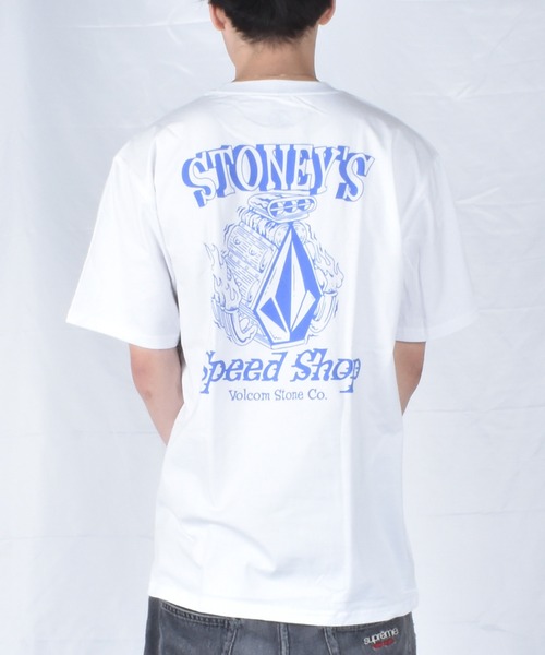 

Футболка с коротким рукавом, принт на спине VOLCOM, белый