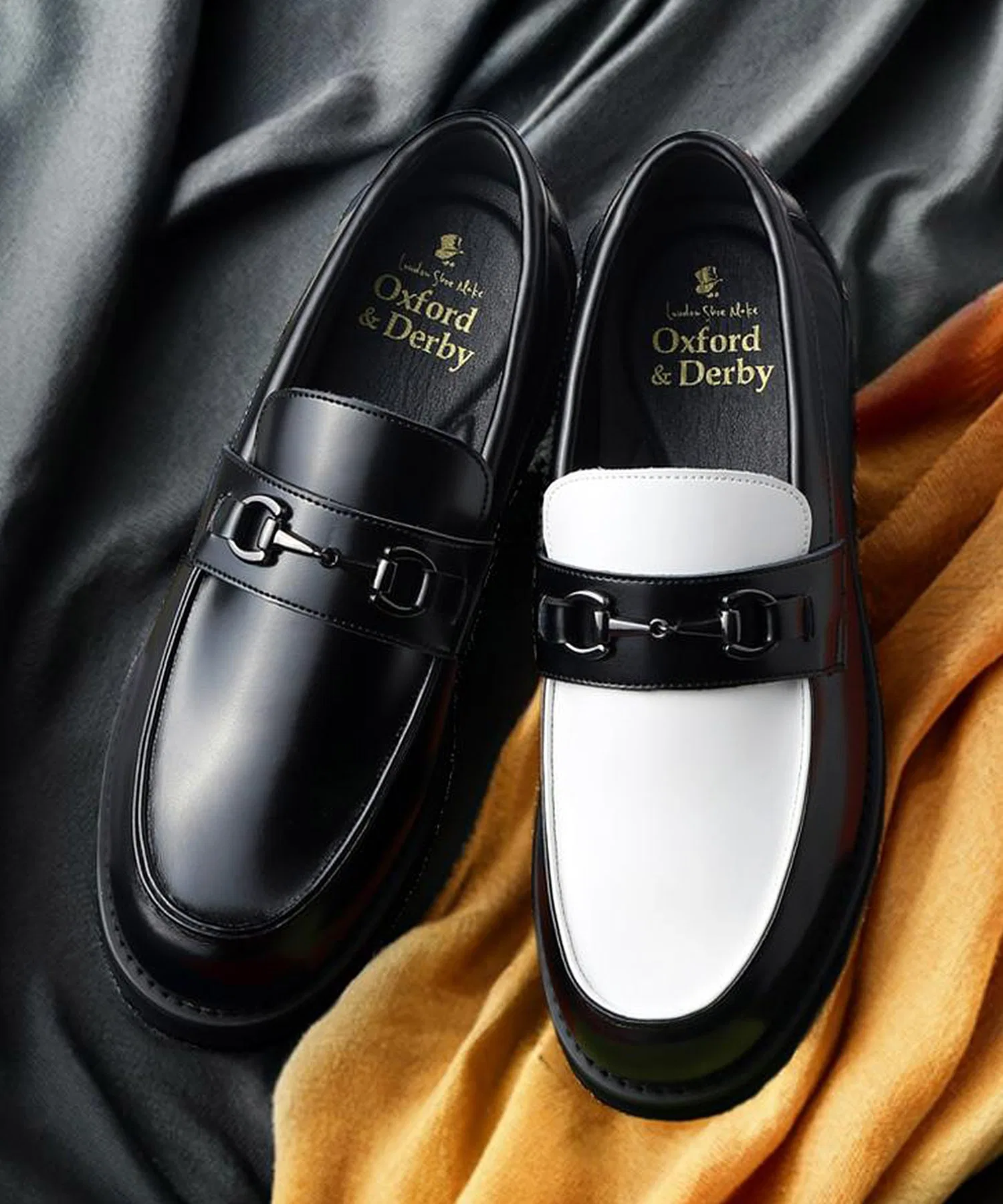Мужские кожаные лоферы на толстой подошве London Shoe Make 9013 чёрные — фото 3