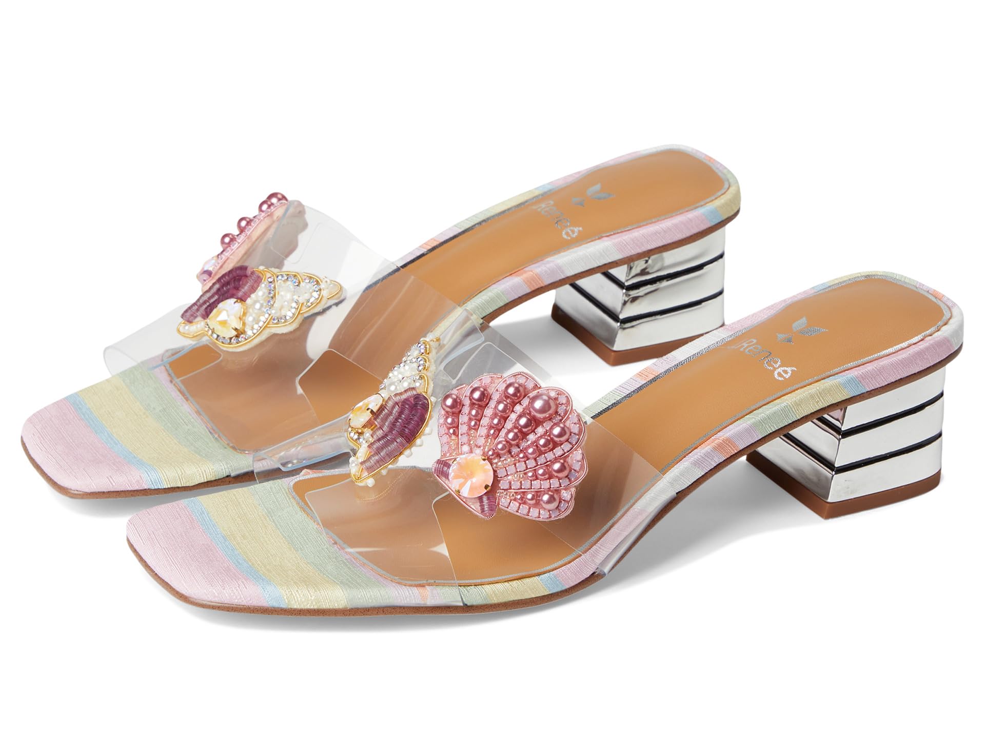 Сандалии J. Renee Seeshell, цвет Clear/Pastel