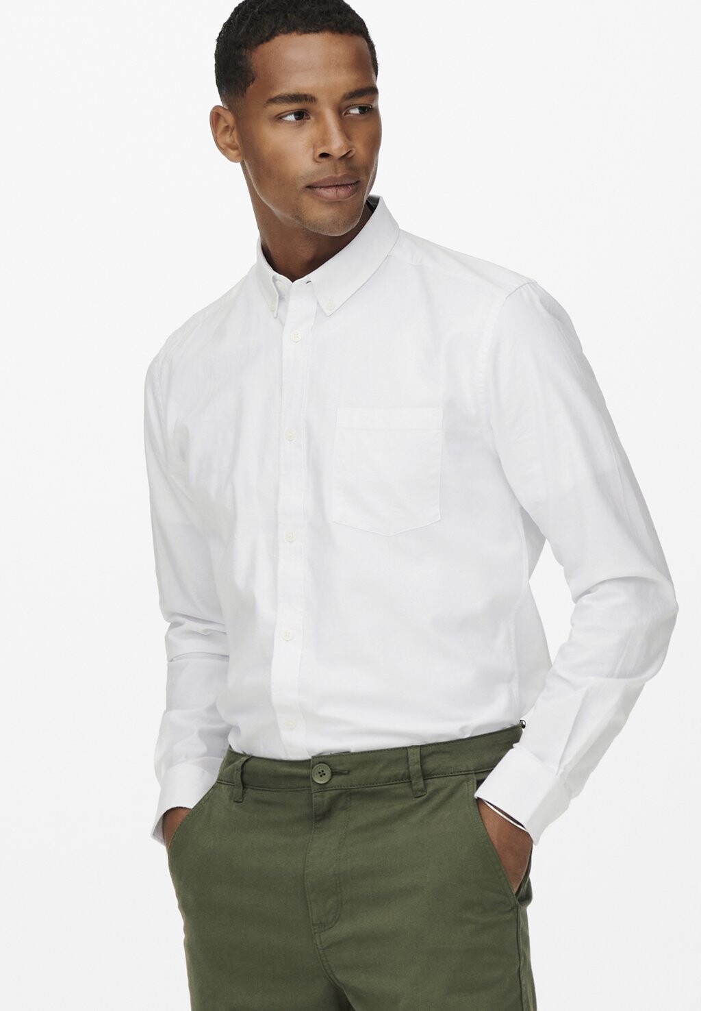

Рубашка ONSNEIL LIFE OXFORD Only & Sons, белый