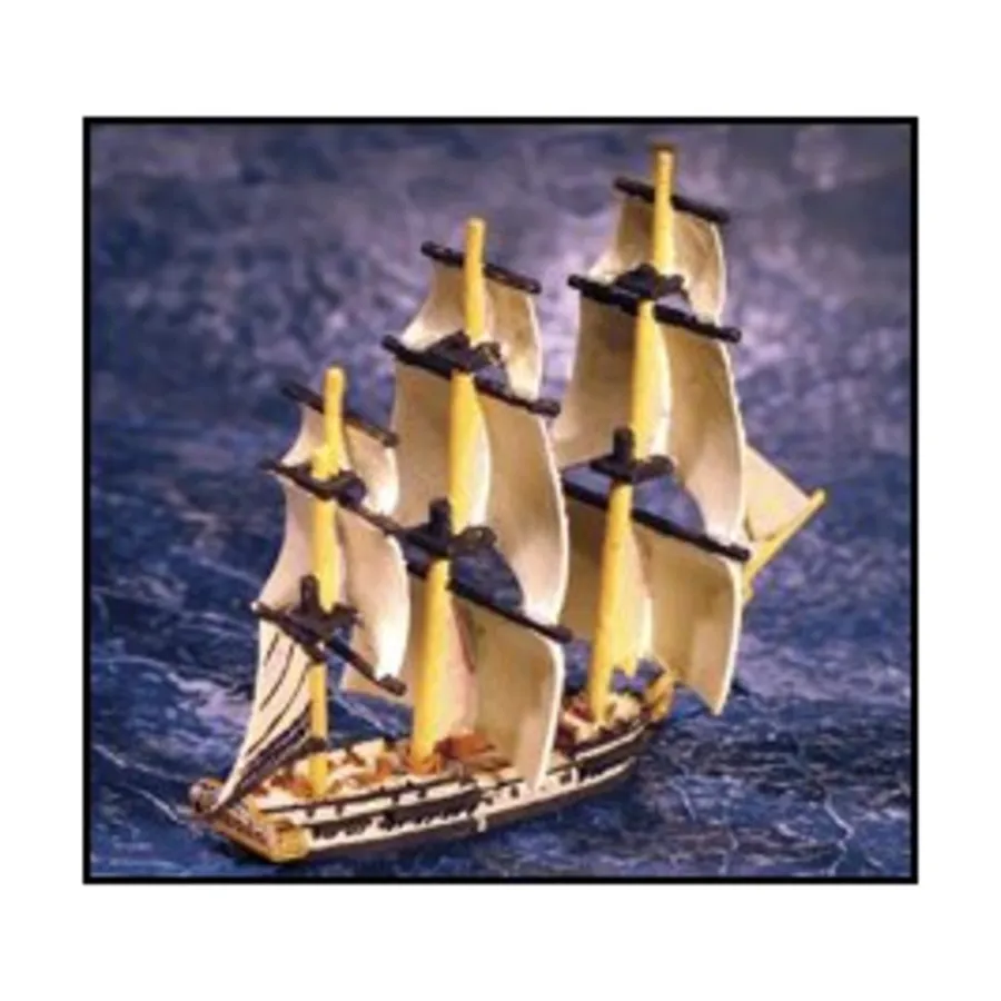 

36-пушечный фрегат — HMS Hamadryad, Micronauts - Napoleonic Era Sailing Ships - Full Sail Sets (1:1200)