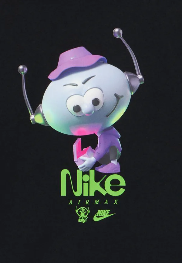 Футболка унисекс с принтом tee max grail Nike Sportswear, Black — фото 4