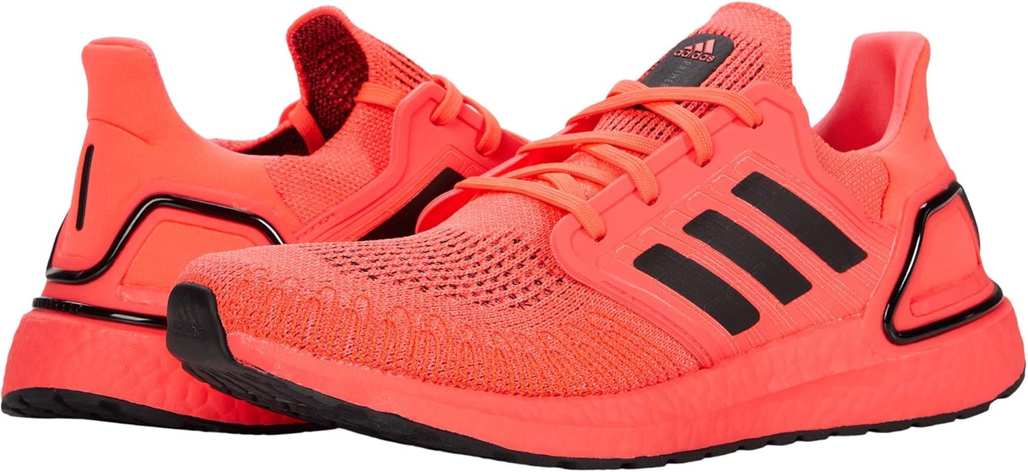 Мужские кроссовки Adidas Ultraboost 20, черный/розовый — фото 2