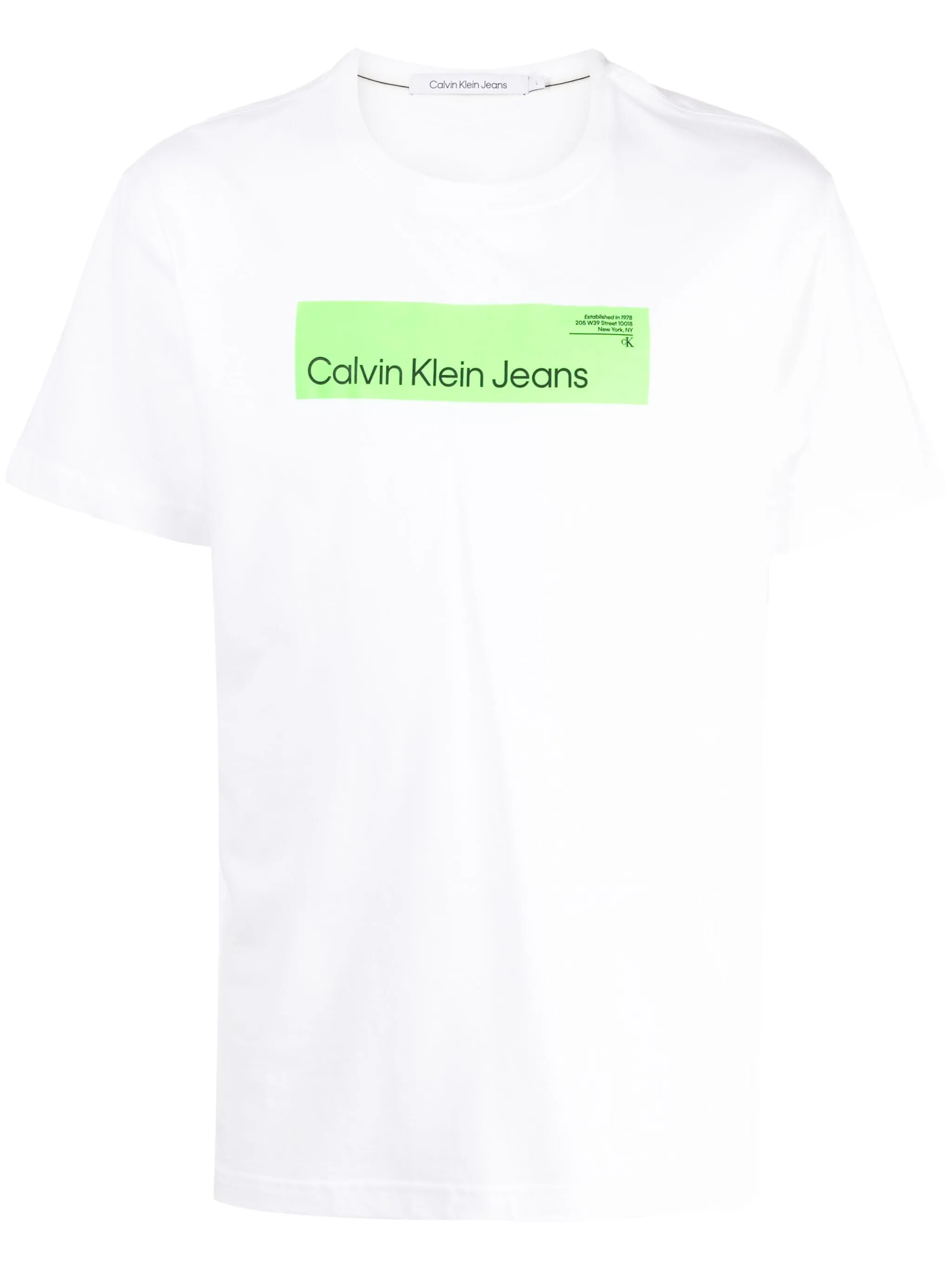 

Футболка с логотипом Calvin Klein, белый